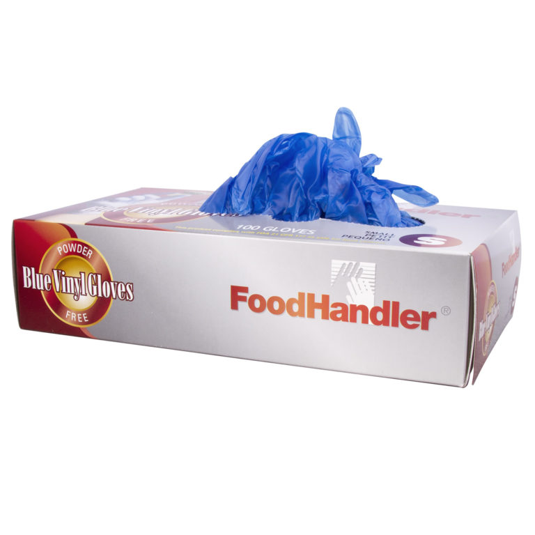 FoodHandler® Classic Blue Vinyl Gloves FoodHandler®