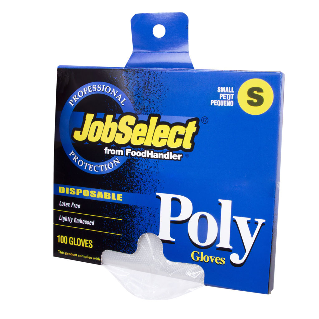 JobSelect® Embossed Poly Gloves FoodHandler®