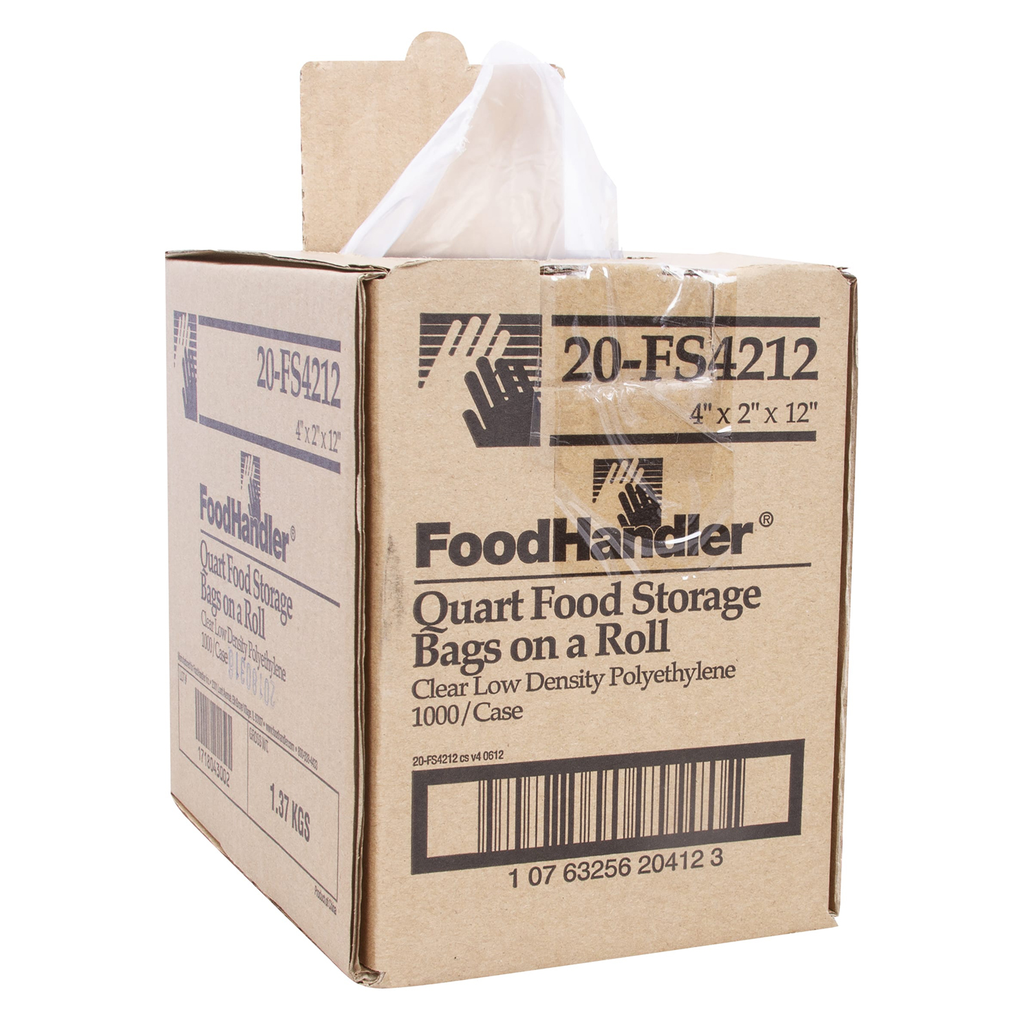 Ziplock Sandwich Bags in Dispenser Box - 6.5 x 6 (LDPE)