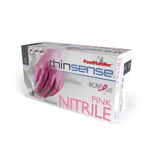 Thinsense Pink Nitrile Gloves