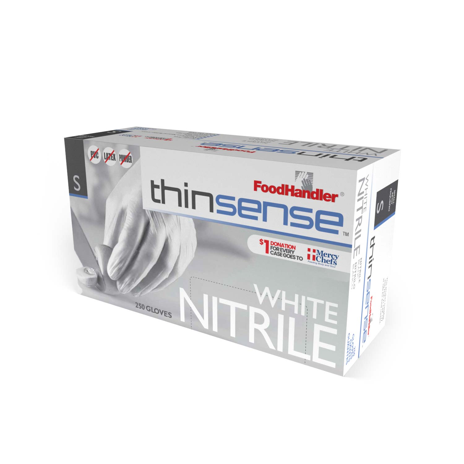 Thinsense-White Thinsense White Nitrile Gloves