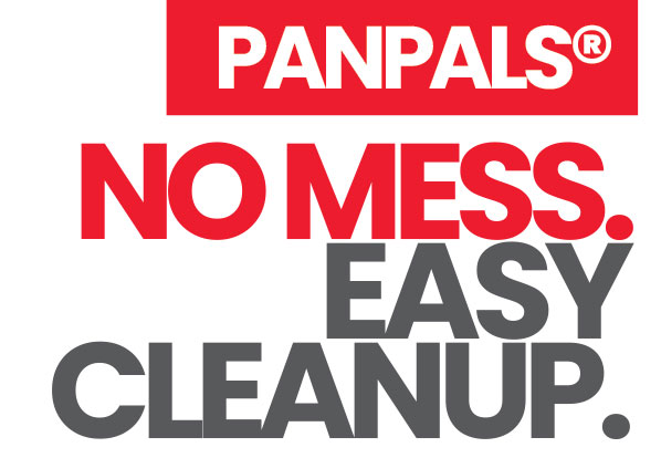 Panpals® no mess easy cleanup
